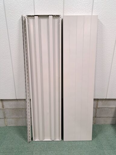 6段 スチールラック ホワイト 幅180cm×奥行45cm×高さ180cm