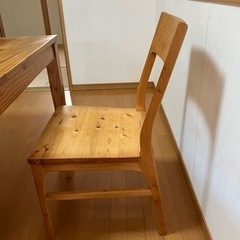 ヒノキの椅子