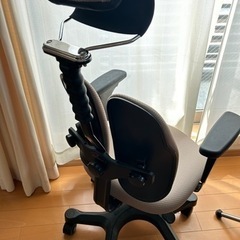 DUOREST オフィスチェア ベージュ 腰痛対策 リモートワーク　