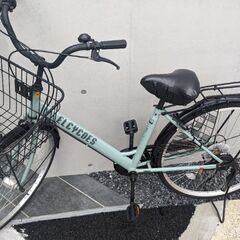 【ネット決済】二輪自転車ブルー