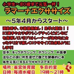 空手、キックボクシング、ボクシング、中国拳法等の良い所を混ぜた誰でも楽しくエクササイズの画像