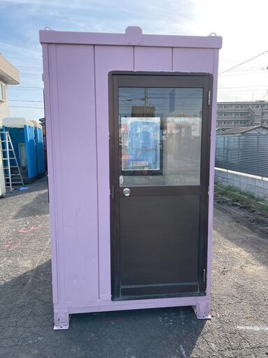 【ガードマンボックス大】　イベント　建築　建設現場　道路工事　駐車場　レジャー施設　詰所　ハウス　備品　コンテナ　事務所　倉庫　物置