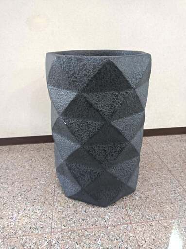 ⑫【処分価格】新品　鉢40×40×60cm灰色　即決優先