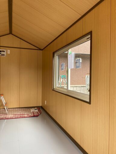 お庭に離れいかがですか。書斎、作業場、展示室に最適　9.9㎡プレハブ お庭に離れいかがですか。書斎、作業場、展示室に最適 9.9㎡プレハブ