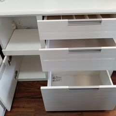 NITORI キッチンボード レンジボード 鏡面 ホワイト 白 ニトリ サイズ 