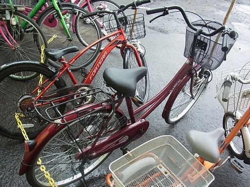 完成品 自転車 24インチ 26インチ 通勤 通学 クラシックデザイン 低床 