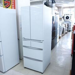 冷蔵庫　517L　6ドア　三菱　MR-WX52C-W　リユース品
