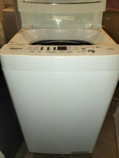 早い者勝ち！2019年製　洗濯機　Hisense HW-E4503