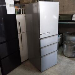 アクア AQR-36G-S 4ドア冷蔵庫 シルバー色 355L『中古良品』2018年