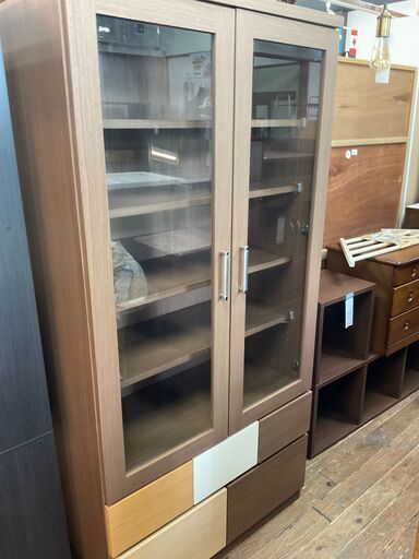 ニトリ　カリナ　90　キャビネット　書棚