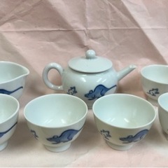 アパレル通販サイトランキング 大丸北峰 玉露茶碗セット 清水焼 干支ネズミ 工芸品