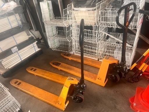 2台セット　ハンドリフト 2000kg ダブルローラー