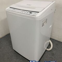 高年式!2022年製! 日立 HITACHI BW-V80G 8kg 全自動洗濯機 ビートウォッシュ 中古家電 店頭引取歓迎 R8191