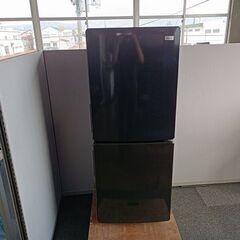 ハイアール　JR-NF148B　２ドア冷蔵庫　黒色　148L『中古良品』2019年