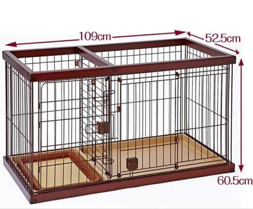 Petio ドッグルームサークル トイレ付き 小型犬用