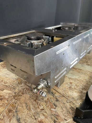☆山岡金属 STKー572T-04 卓上2口ガスコンロ 業務用 都市ガス用☆ - その他 
