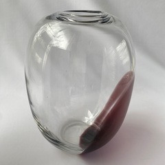 決定⭐︎IKEAビンテージ 手吹きガラス 花瓶 大サイズ 北欧雑貨