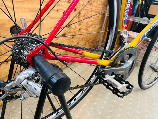 クロモリロードバイク 18s 即乘】送料無料 Calamita dueカーポン