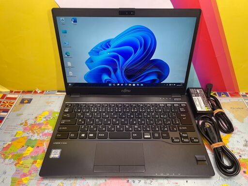JC03244 美品 富士通 LIFEBOOK U938/S 13.3型 タッチパネル フルHD ノートパソコン
