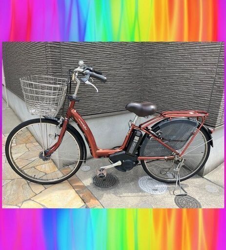 大容量8.9AhYAMAHA　pasパスラフィーニ　子供乗せ　26インチ　電動自転車　中古　電動アシスト自転車　4123
