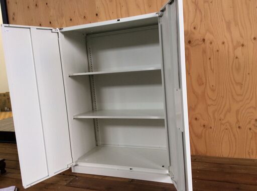 キャビネット　昭和レトロ　ヴィンテージ　白　レトロ　棚　大容量収納　直接取引限定
