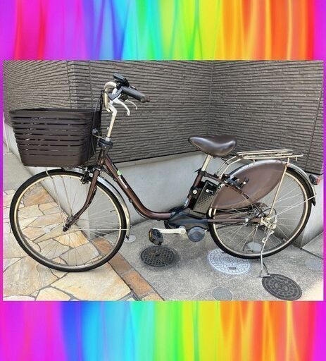 2020！極容量16Ah 　パナソニック　 Panasonic 電動自転車　電動アシスト自転車　中古  4129