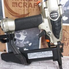 HIKOKI　ハイコーキ　N3804MF　常圧タッカ　中古品　オイル/ケース付き　【ハンズクラフト宜野湾店】