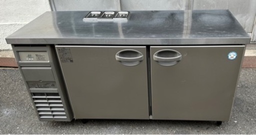 【動確済み】フクシマガリレイ 2018年 業務用 冷蔵庫 YRC-150RM2-F コールドテーブル 331L 1500×600×800 台下冷蔵庫 テーブル型 大阪