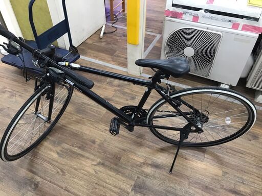 【値下げ】自転車 クロスバイク LUPUS 700C ブラック