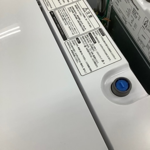 【トレファク ラパーク岸和田店】2019年製 Hisense 全自動洗濯機 入荷しました【6ヶ月保証】