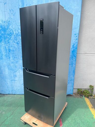 FZZA09081　アイリスオーヤマ　 冷蔵庫 320L 2段冷凍室 129L  ブラック IRSN-32B-B