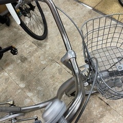 自転車 20インチ シルバー BRUME