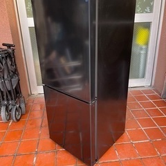  ニトリ106L 2ドア冷蔵庫 Nグラシア BK 21年製…