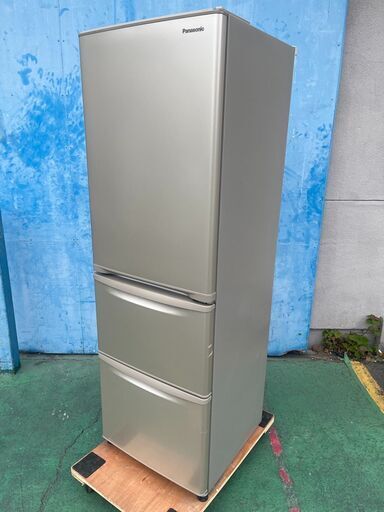 FZZA09087　パナソニック 冷蔵庫 幅59cm 365L NR-C373C-N 3ドア 右開き