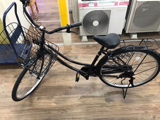 自転車 ママチャリ 26インチ 黒