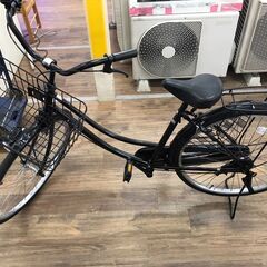 自転車 ママチャリ 26インチ 黒