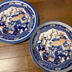 昭和レトロ大皿２枚セット　食器 和皿