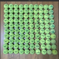 【中古テニスボール🎾90個以上／洗濯済み／マッサージや筋膜リリー...