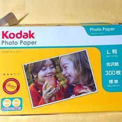 未開封)写真用紙 L版 300枚 Kodak KPE-300L ...