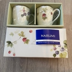 NARUMI ナルミ ボーンチャイナ ルーシーガーデン ペアマグ...