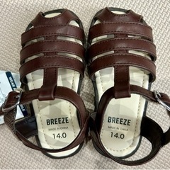 新品未使用品！BREEZEのサンダル14cm