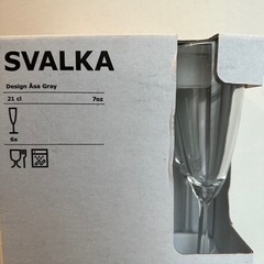 IKEA/イケア SVALKA シャンパングラス ６個セット