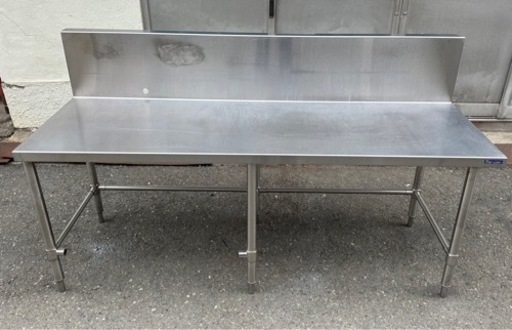 業務用 マルゼン コンロ台 作業台 調理台 1740×600×680+300 キッチン 用品 店舗 居酒屋 焼き台 ガス台 三方枠 厨房機器 焼台 ガス台 大阪