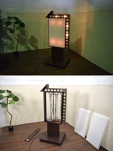 ヤ取6/8終了】≪zyt1440ジ≫ 三和サインワークス スタンドサイン 点滅