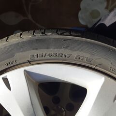 スバルレガシイツーリングワゴン純正ホイール付タイヤ