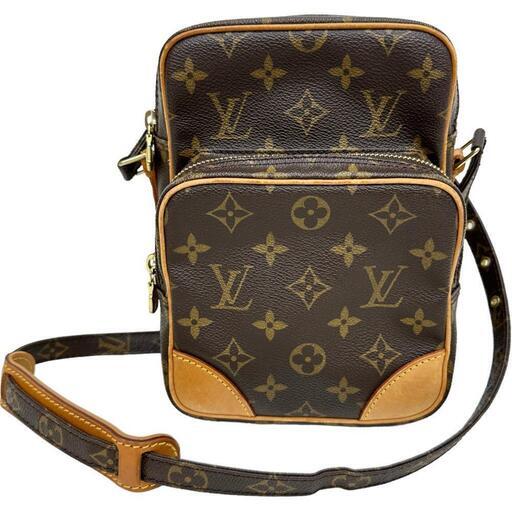 【LOUIS VUITTON/ルイ・ヴィトン】 モノグラム M45236 アマゾン ショルダーバッグ PVC ブラウン ユニセックス【中古】【真子質店】【BL】【MaMoK】