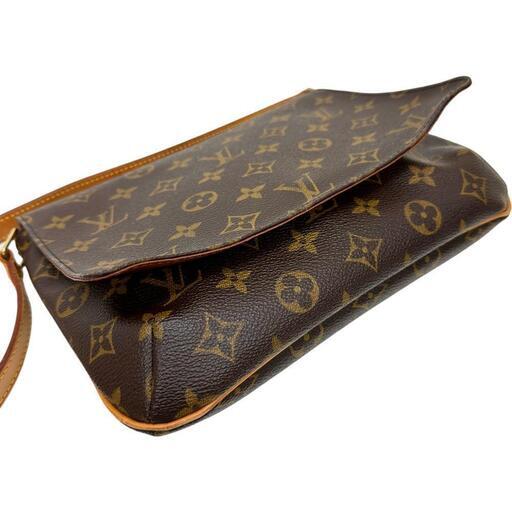 【LOUIS VUITTON/ルイ・ヴィトン】 ミュゼットタンゴ モノグラム　 M51257 ワンショルダー ショルダーバッグ PVC ブラウン レディース【中古】【真子質店】【GD】【MaSx】