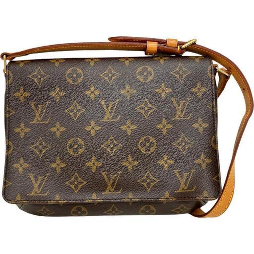 【LOUIS VUITTON/ルイ・ヴィトン】 ミュゼットタンゴ モノグラム　 M51257 ワンショルダー ショルダーバッグ PVC ブラウン レディース【中古】【真子質店】【GD】【MaSx】
