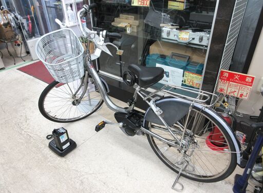 BRIDGESTONE / ﾌﾞﾘｼﾞｽﾄﾝ 電動アシスト自転車 B3J75533 26インチ 変速あり ｼﾙﾊﾞｰ【ユーズドユーズ名古屋天白店】JI0001