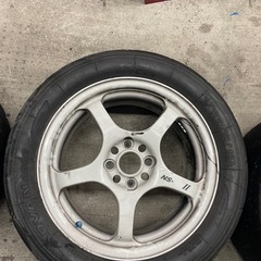 IMPUL NS-GTⅡ 4本 16インチ 7J +52 4H PCD100 YK12 車のパーツ タイヤ、ホイール